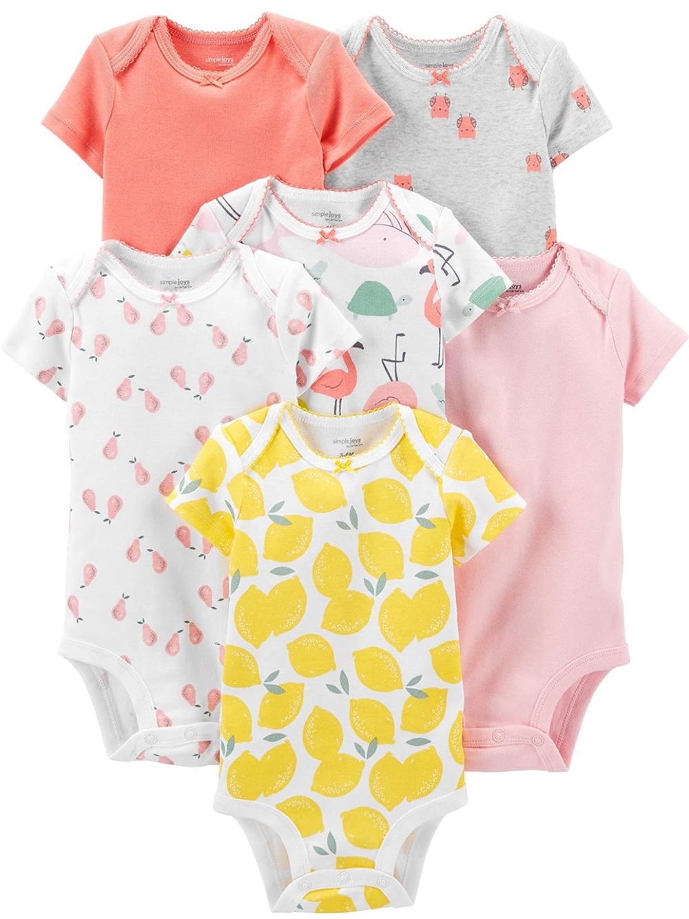 Carter's 6-Pack Short Sleeve Onesies